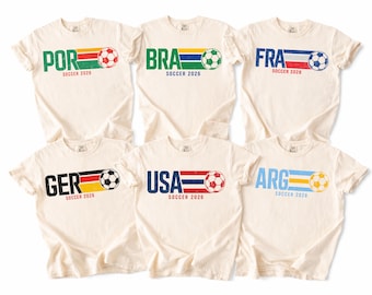 Vintage 2026 Soccer Shirt, World Football Fan T-Shirt, USA Canada Mexico 2026 Tournament Tee, Soccer Lovers Gift, Soccer Fan Gift Shirt