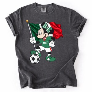 Disney Soccer Shirt, Mickey And Friends Football Tee, Retro National Team Jersey, Brazil Belgium USA France Mexico Canada, Sports Fan Gift image 6
