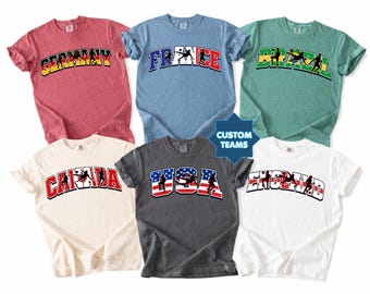 2026 All Nations Shirt, Global Soccer Fan Tee, International Football Shirt, Retro Country Icon Unisex Shirt, Football Fan Shirt