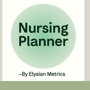 Studentplanner verpleegkunde: studietracker, ploegenschema (digitale download pdf)