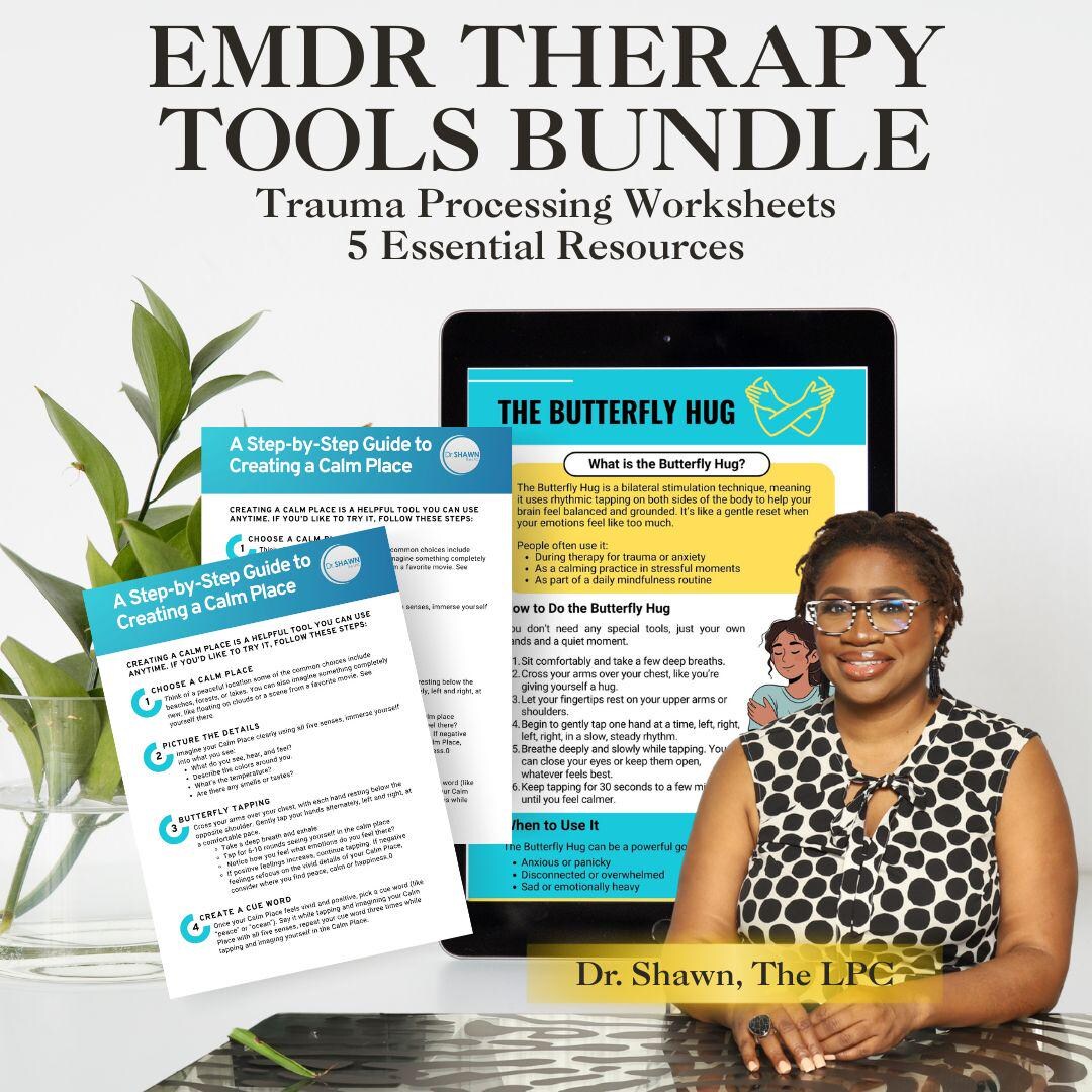 EMDR Therapy Tools Bundle | Trauma Processing Worksheets & Handouts ...