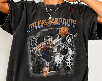 Jalen Brunson Shirt, Vintage Knicks Basketball Tee, New York Basketball Graphic T-Shirt, NBA Fan Gift, Retro Sports Shirt, Unisex Tee