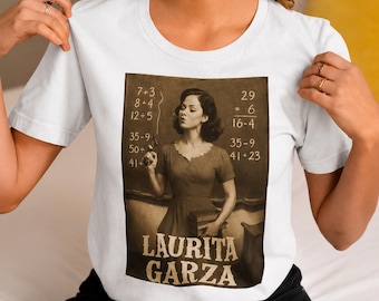 Laurita Garza Retro Mexican Music Corridos T-Shirt, Western Graphic Tee