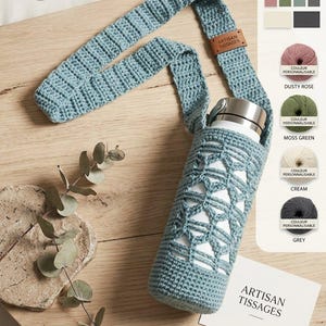 Lot de motifs au crochet pour porte-boisson aux fruits - porte-bouteille, breloque pour sac, sac en filet, cadeau