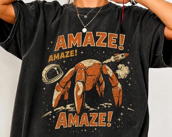 Project Hail Mary Shirt, Retro Sci-Fi Alien T-Shirt