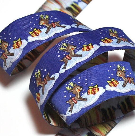 One Metre Elephant Jacquard Ribbon Trim 5//8/" 16mm 100/% Polyester