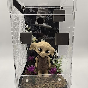 Dobby / Harry Potter Springspinnengehege / Acrylterrarium 8x4x4