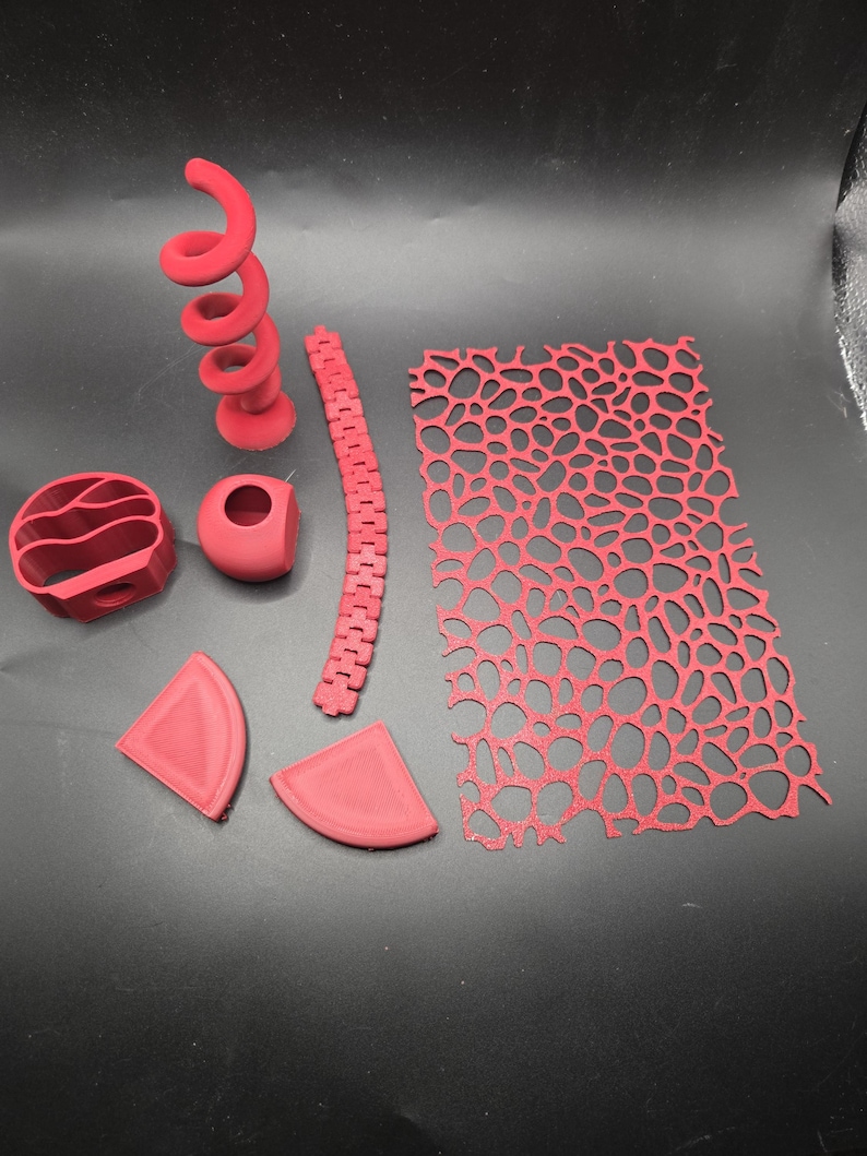 Dark Red Decor Sets for Jumping Spider Enclosure/ 7-piece - Etsy