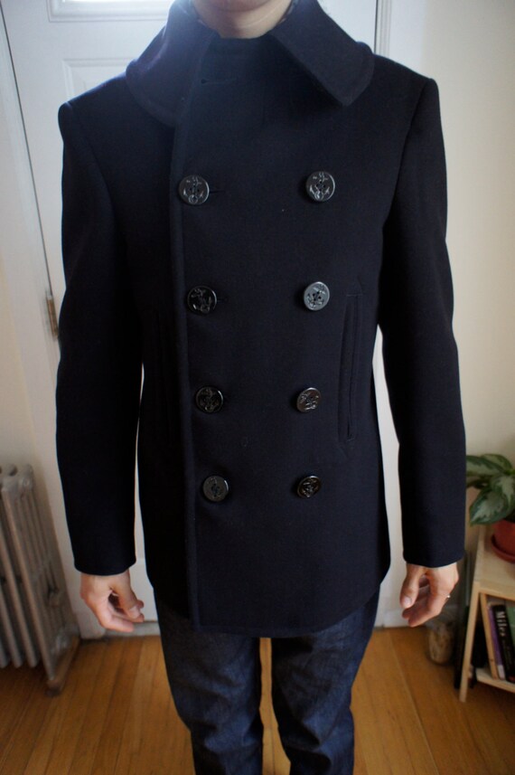 Vintage Wool Naval jacket 1940's WWII