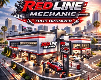 Fivem mlo |REDLINE MECHANIC SHOp MLO |Fully optimized | High Quality