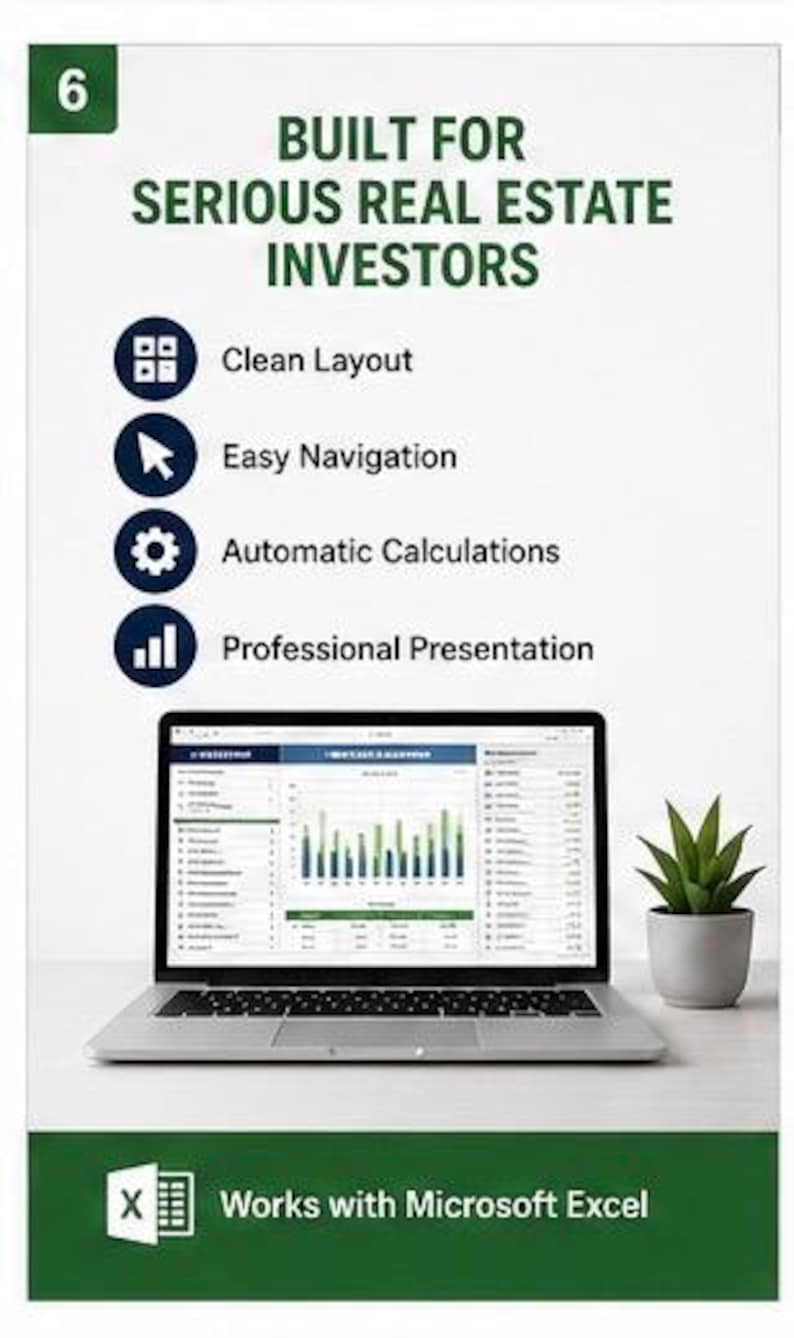 1031 Exchange Planner Excel Template | Capital Gains Tax Deferral ...