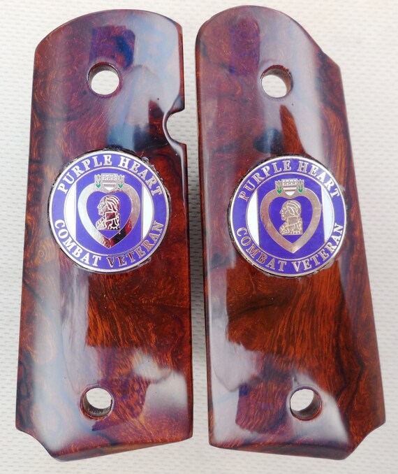 1911 Custom Made Pistol Grips Arizona Desert Ironwood Burl Compact Also Grips Made To Order From Other Woods Engraving Available