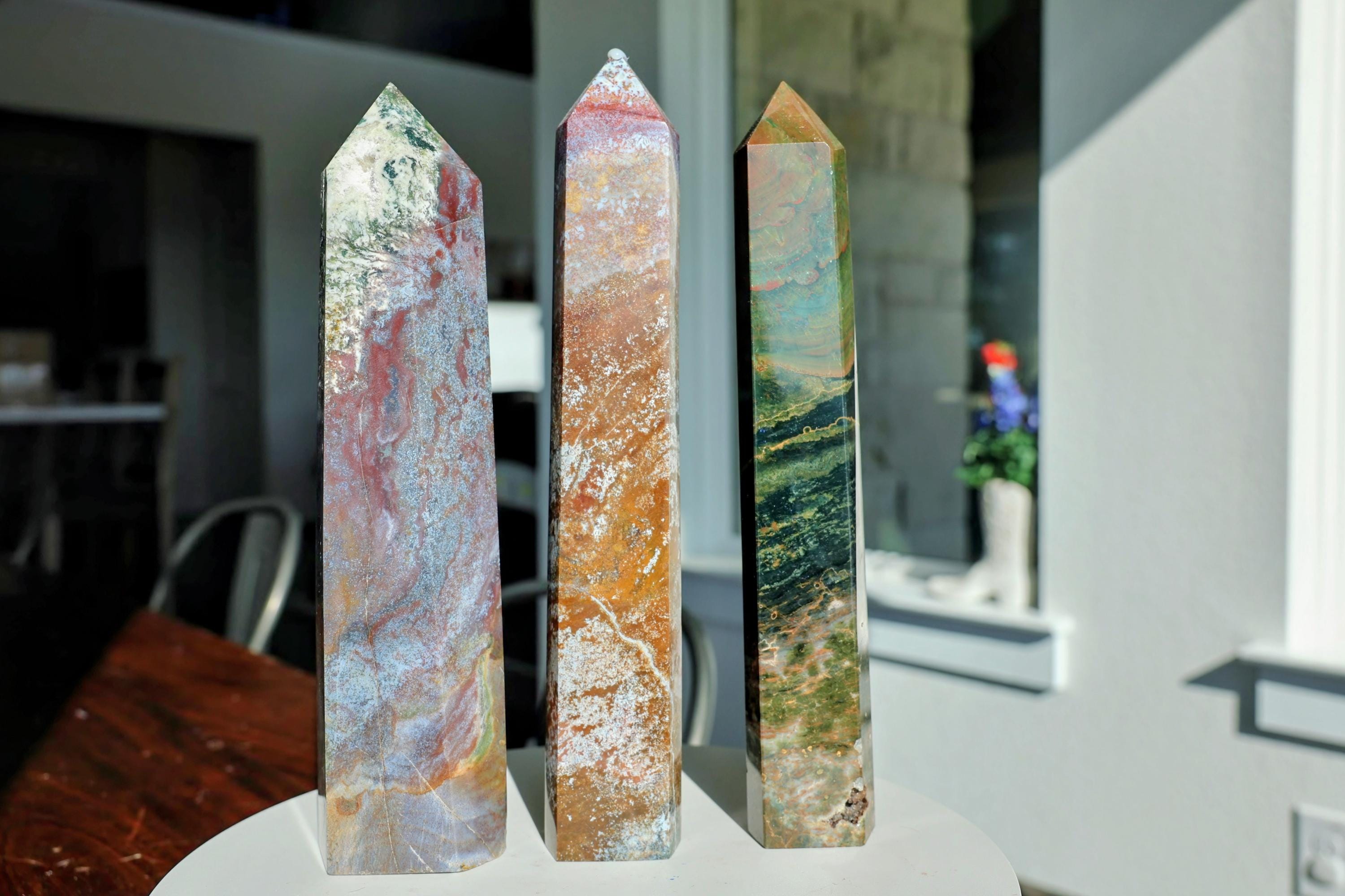 Ocean Jasper Tower 8th Vein - Etsy