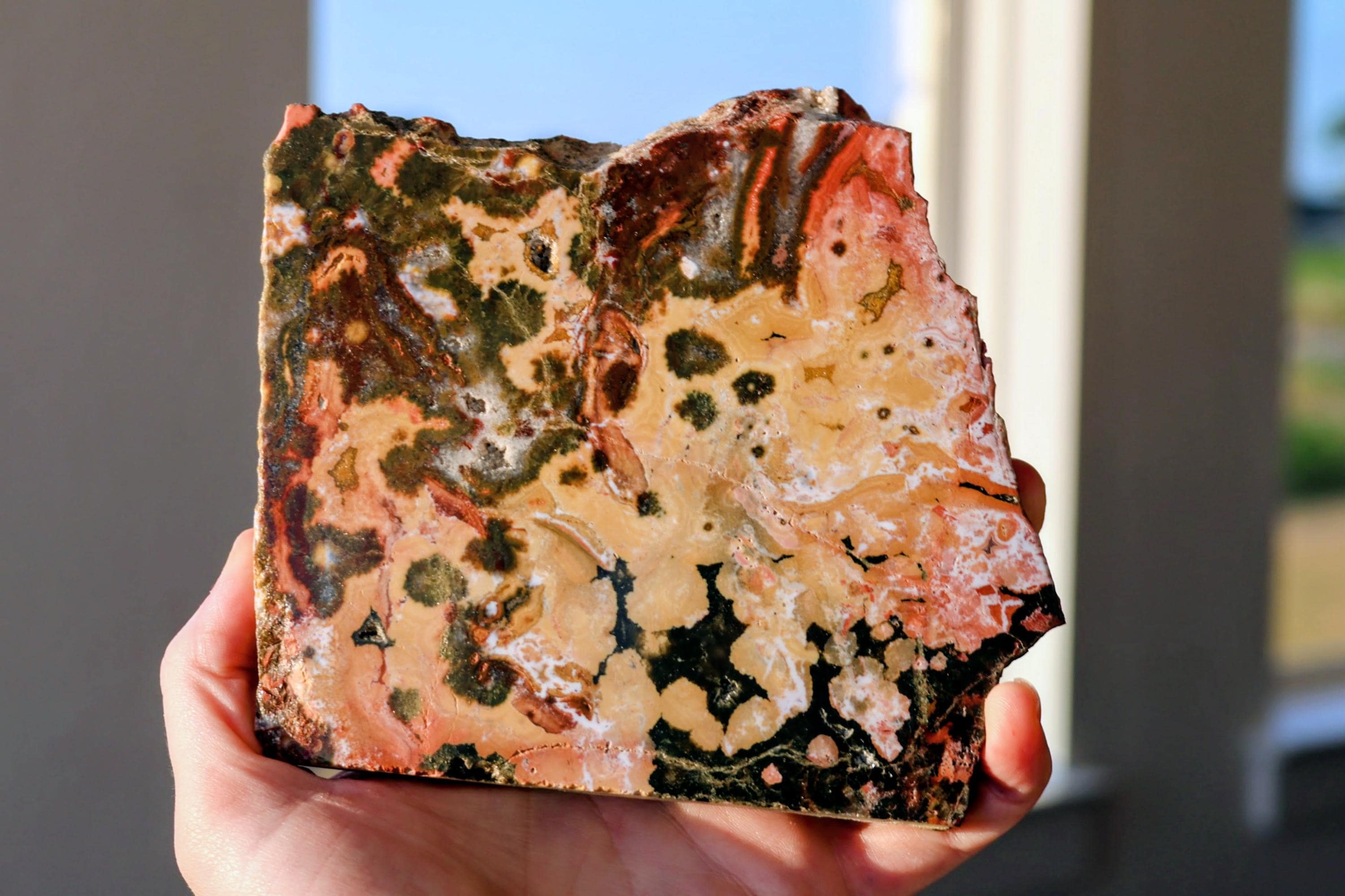 Ocean Jasper 8th Vein Blue - Etsy