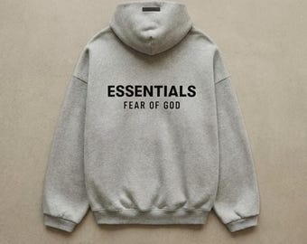 Neu mit Etikett Essentials Hoodie, Unisex Fleece-Pullover, Oversized Fit