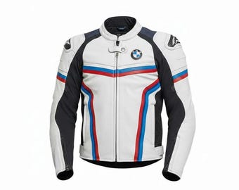 BMW Motorrad Original Motorrad Lederjacke, Biker's Rindsleder Rennjacke