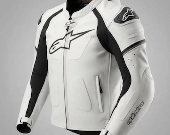 Alpinestars Genuine Cowhide Leather Motorcycle Jacket – Racing Safety Gear