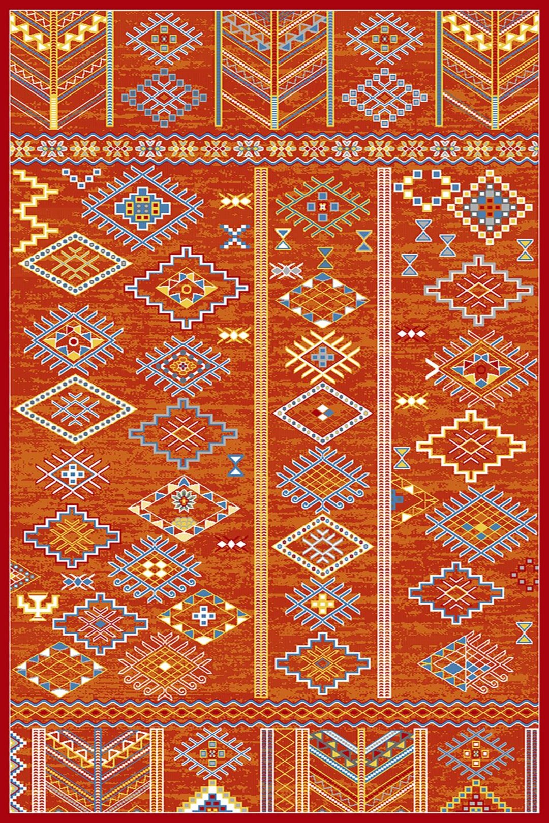 Persian Gabbeh Rug, Digital Pattern, Machine-made Persian Carpet ...