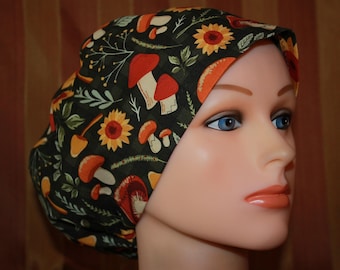 BUY 2 HATS get 1 FREE-Shroom Scrub Hat: Women's European Surgical Cap