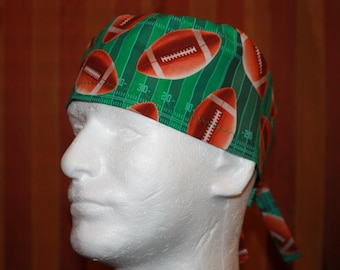Football Scrub Cap: Cotton Anesthesia Surgical Hat