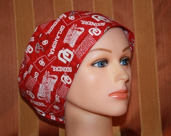 BUY 2 hats, get 1 FREE-Women’s OU Scrub Hat, European Style, Cotton Surgical Cap