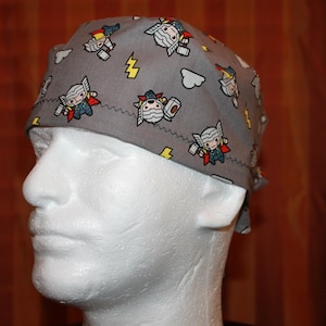 Anesthesia Scrub Hat--Scrub caps for men, Scrub cap, Unisex scrub hat, Surgical cap, Adjustable scrub cap--THOR