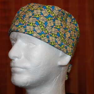 Anesthesia Scrub Hat--Scrub caps for men, Scrub hat with SWEAT BAND, Scrub cap, Surgical cap, Adjustable scrub cap--Buy You Will