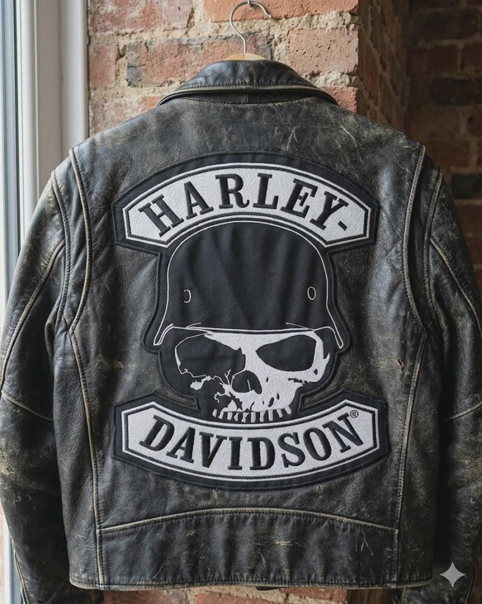 k-14R Harley-Davidson スカルロゴ ジャケット Harley Davidson Skull Jacket - Etsy