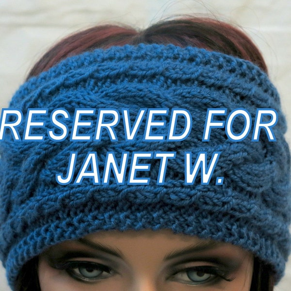 RESERVED LISTING Headband, Scarf and Matching Gloves