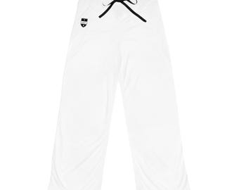 Touch of Christ Crest | Womens Pajama Bottoms | White