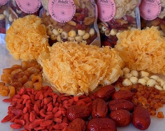 Glow and Bloom Beauty Tea  Hydrating Herbal Tea for Radiant Skin | Chinese-Inspired Beauty Blend with Peach Gum, Goji & Jujube | 14-Day Glow