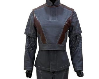 Cosplay de Bo-Katan Kryze de Mandalorian / Traje de vuelo de Katee Sackhoff de Mandalorian / Atuendo de cazarrecompensas de Star Wars