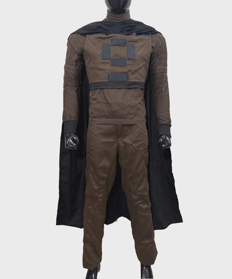 Din Djarin Mandalorian Flight Suit Costume with Cape | Star Wars Bounty Hunter Outfit | Custom Made Armor Undersuit image 4