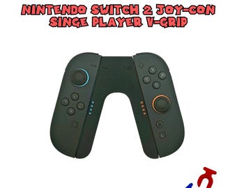 Impugnatura per Nintendo Switch 2 Joy-Con / Controller per giocatore singolo + Blocchi analogici / Impugnatura ergonomica a V