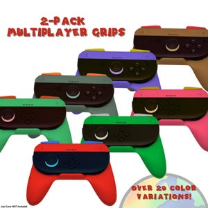 Ergonomische Joy-Con-multiplayergrepen, set van 2: Nintendo Switch 2 controller-handgrepen