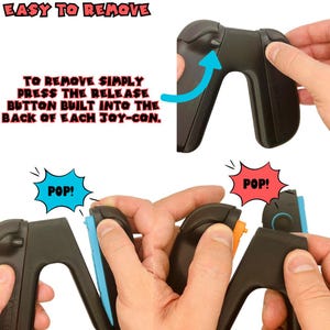 Grip for Nintendo Switch 2 Joy-Cons | Single Player Controller + Analog Locks | Ergonomic V-Grip image 5