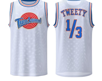 Space Jam Tweety Jersey Men's Basketball Jersey    - Retro Movie-Inspired Top for Casual Wear