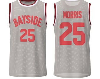 Saved by the Bell Zack Morris 25 Basketball Jersey – Bayside Retro Top