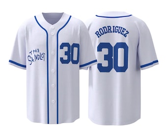The Sandlot Jet Rodriguez #30 Baseball Jersey – Retro Movie Inspired Top
