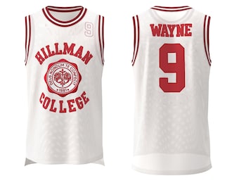 Dwayne Wayne 9 Hillman College Basketball Jersey – Retro Movie Inspired Top