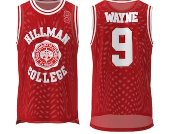 Dwayne Wayne 9 Hillman College Basketball Jersey – Retro Movie Inspired Top