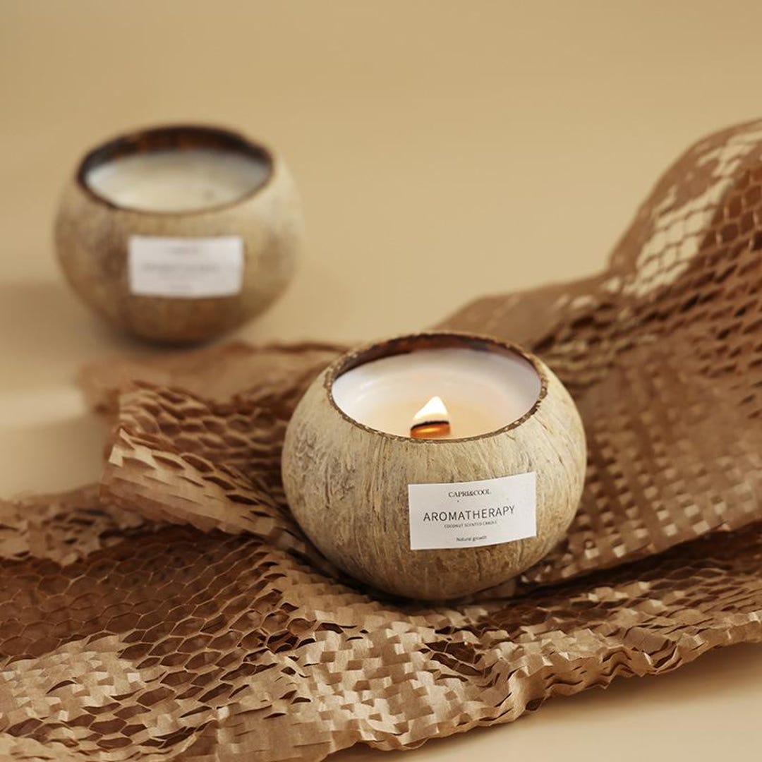 Handmade Soy Wax Scented Candle, Natural Plant Extract Aromatherapy ...