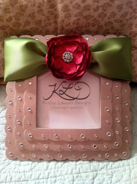 Items similar to 3.5 x 3.5 Handmade Boutique Picture Frame RESERVED