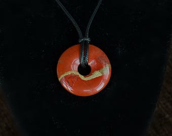 Red Jasper Necklace - Size Adjustable