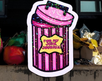 For My Junk Journal Sticker | Small Batch Hand Made Water resistant Decal 3"