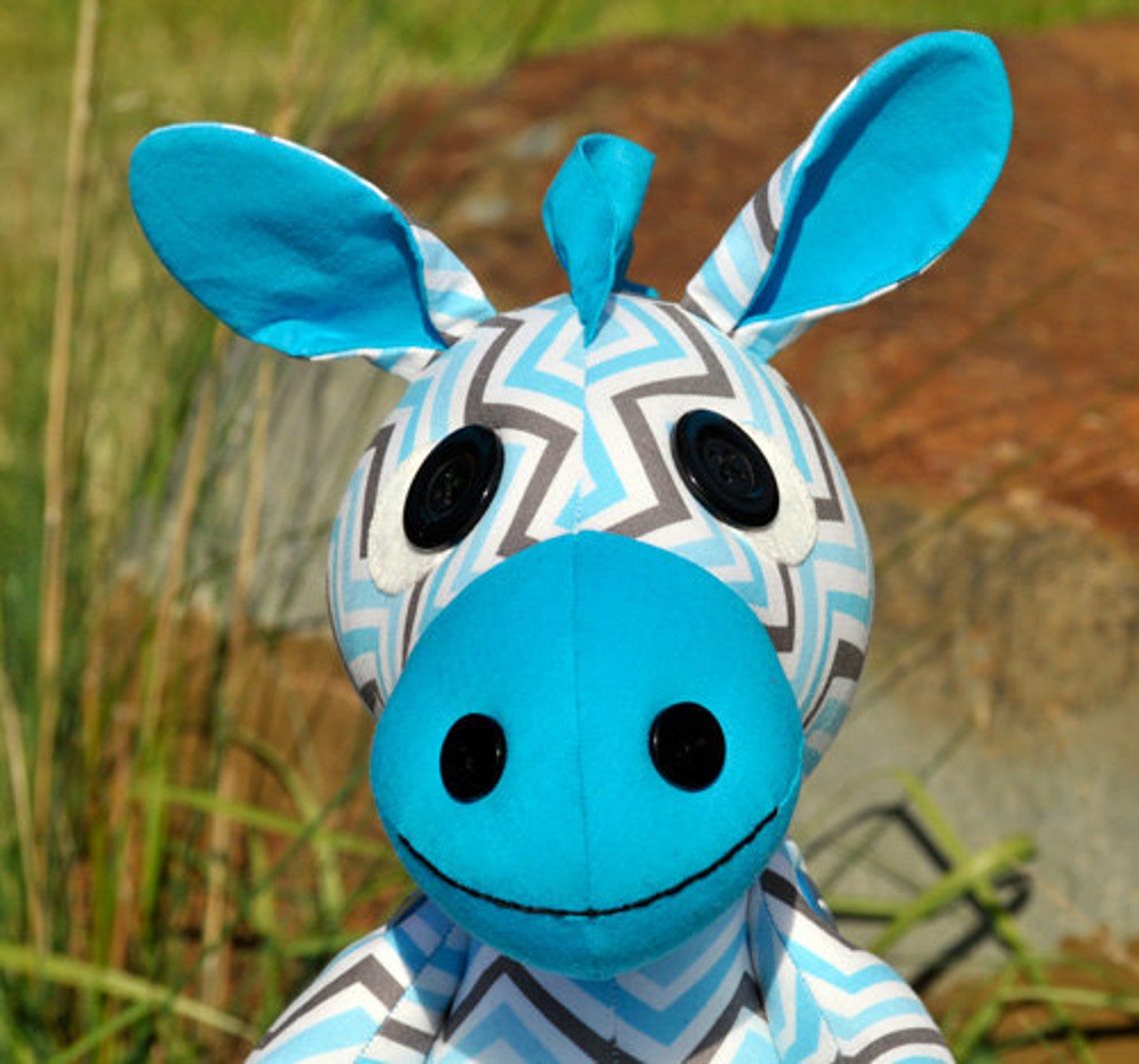 Ziggi the Zebra toy / Softie PDF Pattern Etsy