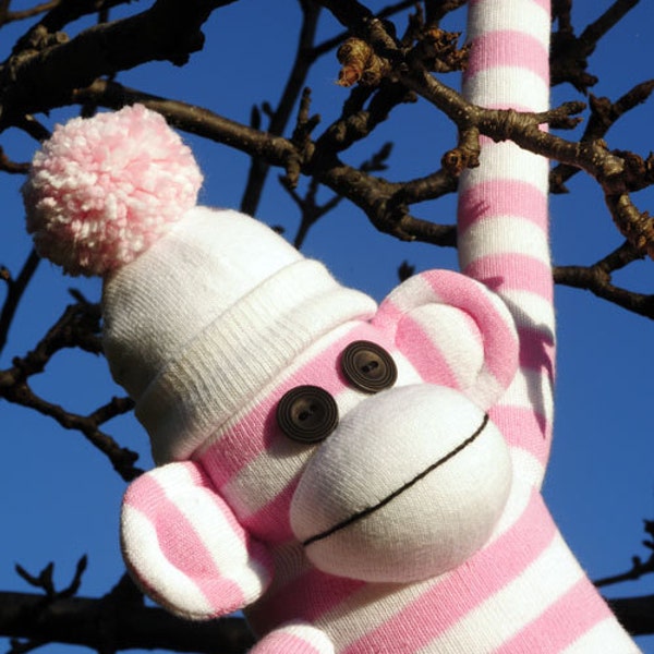 Sock monkey fabric etsy