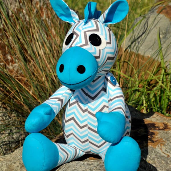 Ziggi the Zebra (Toy / Softie) PDF Pattern