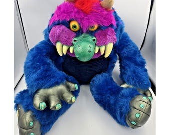 Vintage 1985 My Pet Monster Plush Amtoy 24in Big Original No Cuffs