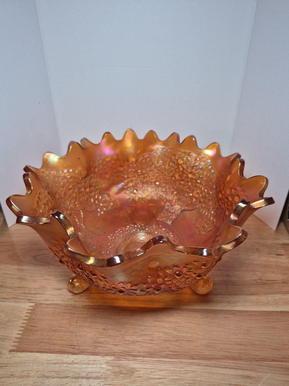 Orange Fenton Glass - Etsy